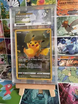 Pokemon Pikachu Crown Zenith Galarian Gallery Card GG30/GG70 ACE LABEL ACE 9 - Image 3