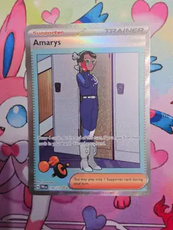 Amarys Prismatic Evolutions Holo Pokemon TCG Card 170/131 SV - Image 1