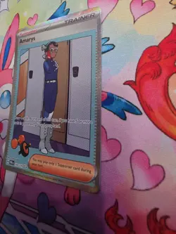 Amarys Prismatic Evolutions Holo Pokemon TCG Card 170/131 SV - Image 3