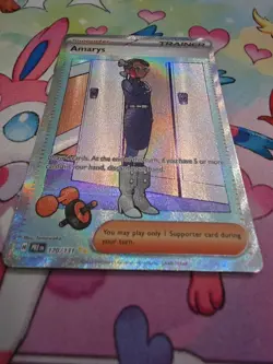Amarys Prismatic Evolutions Holo Pokemon TCG Card 170/131 SV - Image 4