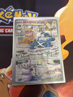 Pokemon TCG Metagross 178/162 Temporal Forces Illustration Rare - Image 1