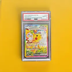 Pokemon Pikachu ex 238/191 Surging Sparks SIR Full Art Holo PSA 10 - Image 1