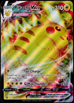Pikachu VMAX SWSH286 Jumbo Promo SWSH Black Star Pokemon Near Mint - Image 1