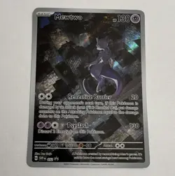 Pokemon TCG Mewtwo Holo Promo EN #052 SVP Basic Psychic HP 130 Bun Toujo - Image 1