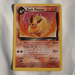Wizards Dark Flareon 35/82 Team Rocket 1st Ed Unc Reg 50 HP ENG - Image 1