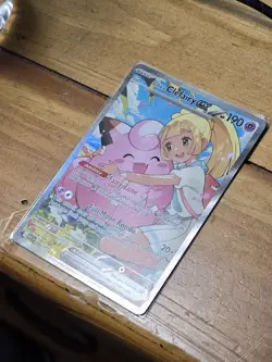 (factory defect) Pokemon TCG Lillie's Clefairy ex SIR Holo (read description)!!! - Image 5