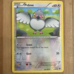 Pidove - 83/99 - Common - Reverse Holo LP, English Pokemon Next Destinies - Image 1