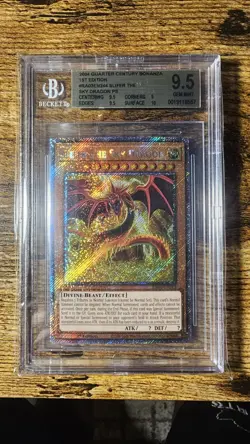 Yu-Gi-Oh Silfer Sky Dragon Quarter Century Bonanza Stamped Secret Rare BGS 9.5 - Image 1