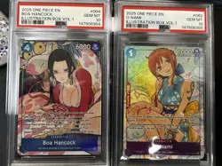 Boa Hancock & O-Nami - One Piece Illustration Box Vol 1 Sequential Set - PSA10 - Image 1