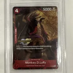 One Piece Promos Monkey D Luffy Silver Foil Championship 2023 Celebration BGS 10 - Image 3