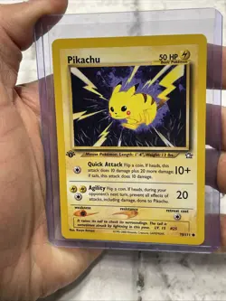 Pokemon Card Pikachu Neo Genesis 70/111 1st Edition Common NM Near Mint Pokemon - Image 1
