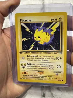 Pokemon Card Pikachu Neo Genesis 70/111 1st Edition Common NM Near Mint Pokemon - Image 2