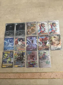 Pokemon 14 Card Lot V/GX and Full Art Holos - Image 1