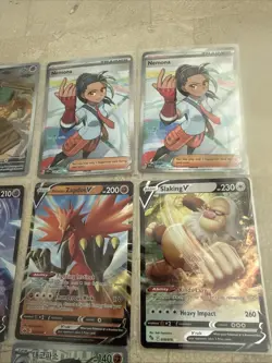 Pokemon 14 Card Lot V/GX and Full Art Holos - Image 2