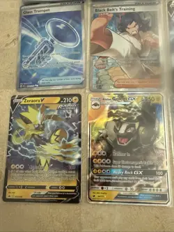 Pokemon 14 Card Lot V/GX and Full Art Holos - Image 5