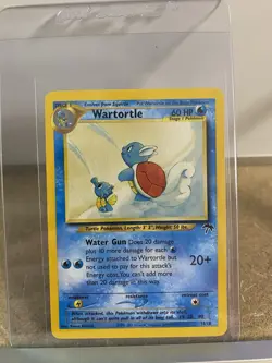 Pokemon TCG Wartortle 15/18 Southern Islands Promo Rare Card - Image 1