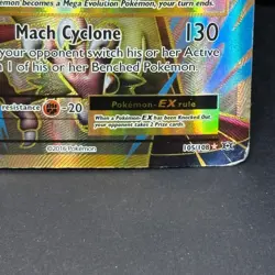 M Pidgeot EX 105/108 LP-MP Full Art U. Rare Mega Card 2016 Pokemon XY Evolutions - Image 2