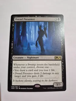 Magic the Gathering MTG - Dread Presence - Core Set 2020 M20 - NM - Image 1