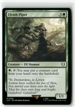 Elvish Piper 239 Commander: The Lord of the Rings: NM - Image 1