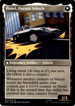 Prowl, Stoic Strategist Universes Beyond: Transformers NM - Image 2