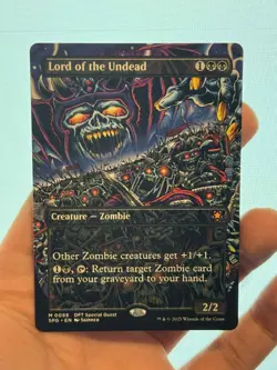 1X Lord of the Undead BORDERLESS MINT MTG Magic SPG Special Guest Zombie EDH - Image 1