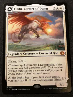 Eirdu, Carrier Of Dawn / Isilu, Carrier Of Twilight - ECL - MTG - EN - LP - 0013 - Image 1