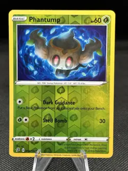 Pokemon- Phantump 014/192- Reverse Holo Card- Rebel Clash - Image 1