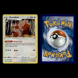6x Greedent Lot Skwovet 128.0 Sword Shield Chilling Reign Pokemon Cards Set TCG - Image 3