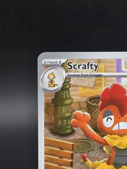 Scrafty 139/086 Sv: White Flare Illustration Rare Full Art Holo Pokemon TCG - Image 2