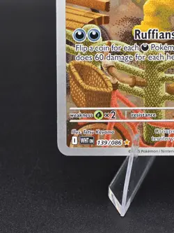 Scrafty 139/086 Sv: White Flare Illustration Rare Full Art Holo Pokemon TCG - Image 4