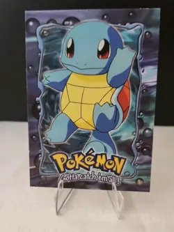 Pokemon Squirtle Stage 1 E7/12 Topps First Movie Near Mint - Image 2
