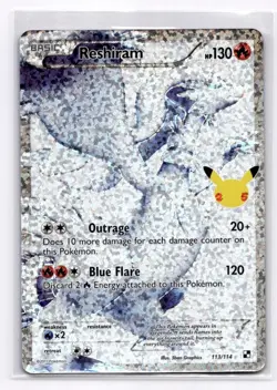 Reshiram Celebrations: Classic Collection - Pokemon NM 113/114 - Image 1