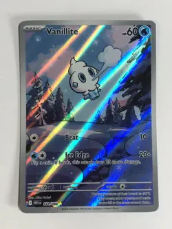 Pokemon TCG White Flare IR Vanillite 111/086 Near Mint - Image 1