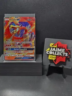 Pokemon Ho-Oh GX Burning Shadows 21/147 Ultra Rare Holo Full Art Near Mint - Image 1