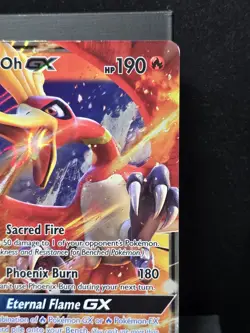 Pokemon Ho-Oh GX Burning Shadows 21/147 Ultra Rare Holo Full Art Near Mint - Image 4