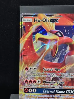 Pokemon Ho-Oh GX Burning Shadows 21/147 Ultra Rare Holo Full Art Near Mint - Image 5