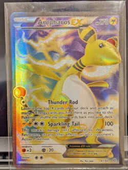 Ampharos EX 87/98 XY Ancient Origins Full Art Holo Ultra Rare English 2015 - Image 1
