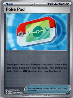 Poke Pad 081/088 UC Perfect Order Pokemon Reverse Holo Near Mint - Image 1