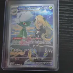 The Pokemon Company Cynthia's Roserade 184/182 Destined Rivals Illustration Rar… - Image 1