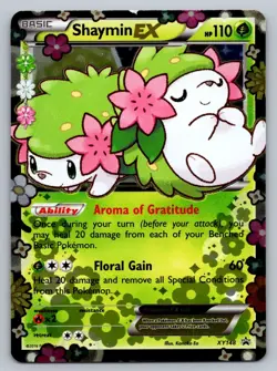 Pokemon Shaymin EX XY148 XY Full Art Promo Holo LP English - Image 1