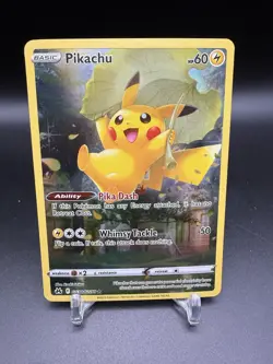 Pikachu GG30/GG70 Galarian Gallery Crown Zenith Pokemon TCG NM - Image 1