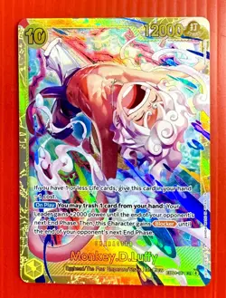 One Piece Monkey D. Luffy EB04-061 SEC English OP15 English NM - Image 1