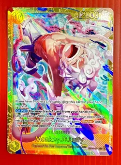One Piece Monkey D. Luffy EB04-061 SEC English OP15 English NM - Image 3