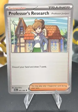 Professor's Research 085/086 Sv: Black Bolt Regular - Free Shipping - NM Pokemon - Image 1