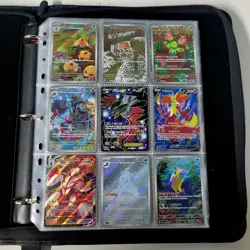 Huge Binder Collection Lot of 170+ Pokemon Cards Mixed EX SV Holo Full Art LP/NM - Image 1