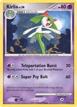 Kirlia (#51/127) - Reverse Holofoil DP - Platinum LP Pokemon - Image 1