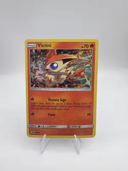 Pokemon TCG Victini Promo Holo- Sun and Moon, Near Mint - Image 1