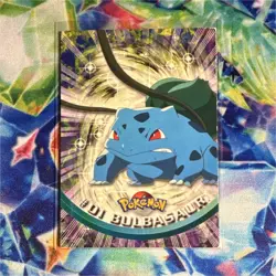 Topps Pokemon TCG Bulbasaur 01 Pokemon Topps Series 1 Grass EN Regular - Image 1