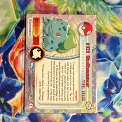 Topps Pokemon TCG Bulbasaur 01 Pokemon Topps Series 1 Grass EN Regular - Image 2