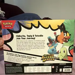 Pokemon TCG Mega Evolution Ascended Heroes First Partners Deluxe Pin Box Promo - Image 2